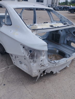 Quarter wing rear left VW Jetta 19 - white, on the body, bumps