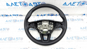 Naked steering wheel Ford Escape MK3 17-19 rest, rubber, black, scratches, worn