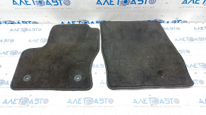 Set of floor mats for Ford Escape MK3 13-19 cloth black, dry cleanable