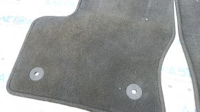 Set of floor mats for Ford Escape MK3 13-19 cloth black, dry cleanable