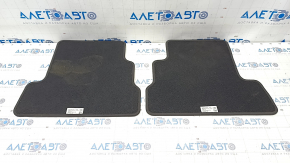 Set of floor mats for Ford Escape MK3 13-19 cloth black, dry cleanable