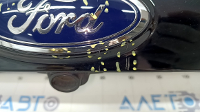 Upper trunk door molding with Ford Escape MK3 emblem 17-19 rest, under camera, scratches