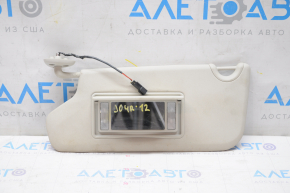 Left visor Dodge Journey 11 - gray, with backlight, with control, without hook, for dry cleaning