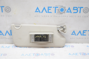 Right visor Dodge Journey 11 - gray, with backlight, without hook, for dry cleaning