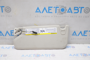 Right visor Dodge Journey 11 - gray, with backlight, without hook, for dry cleaning