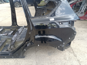 Quarter wing rear left Ford Escape MK3 13- on the body, black, pokes