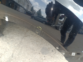 Quarter wing rear left Ford Escape MK3 13- on the body, black, pokes