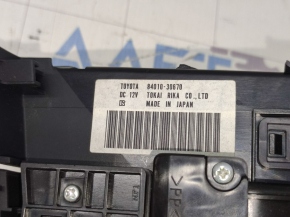 Pocket and control buttons Lexus GS350 08-11 black for parking sensors without curtain