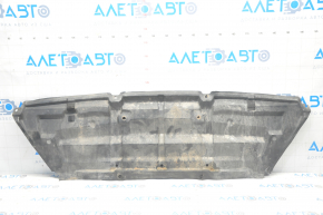Front bumper protection Toyota Highlander 08-10 tears, missing fragment