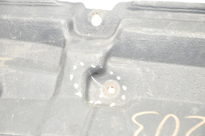 Front bumper protection Toyota Highlander 08-10 tears, missing fragment