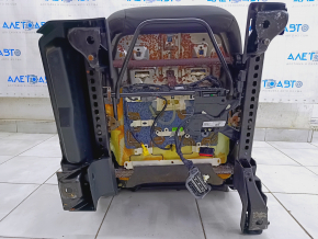 Passenger seat Ford Escape MK3 17- without airbag, mechanical, cloth, black-gray, rusty frame, for dry cleaning