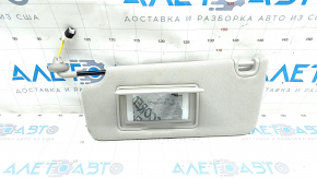 Left visor Honda Accord 23- gray, without hook, with backlight