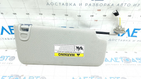 Left visor Honda Accord 23- gray, without hook, with backlight