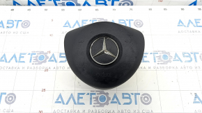 Airbag in steering wheel driver Mercedes GLC 16-19 black, chrome finish