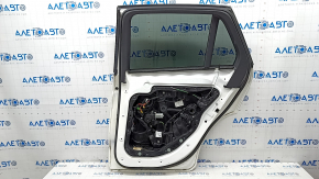 Door assembly rear right Mercedes GLC 16-22 SUV, white 149, keyless, bumpers on the overlay