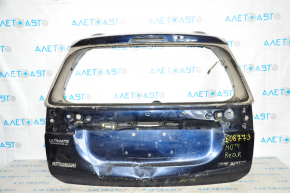 Naked tailgate Mitsubishi Outlander 16-21 blue D14, no glass, dents, cracks