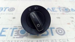 Headlight control VW Tiguan 09-17 without fog lights, crack in housing