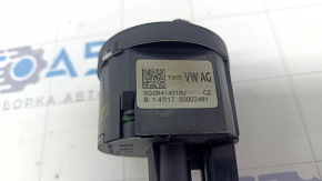 Light control VW Tiguan 18- without fog lights, type 2, with auto light, coating swelled
