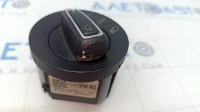 Light control VW Tiguan 18- without fog lights, type 2, with auto light, coating swelled
