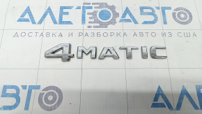Emblem inscription 4MATIC tailgate Mercedes GLC 16-22 SUV