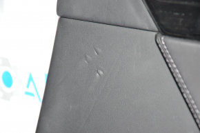 Door trim card rear right Tesla Model X 16-21 black, molding wood, scratches on wood, burrs, dented