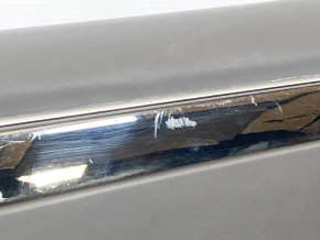 Door trim card rear right Tesla Model X 16-21 black, molding wood, scratches on wood, burrs, dented