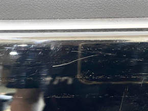 Door trim card rear right Tesla Model X 16-21 black, molding wood, scratches on wood, burrs, dented