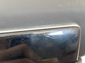 Door trim card rear right Tesla Model X 16-21 black, molding wood, scratches on wood, burrs, dented