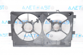 Diffuser radiator shroud bare Mitsubishi Outlander Sport ASX 10- 2.0 2.4 under 9 blades, broken fastener