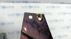 Front bumper bare Ford Escape MK3 17-19 rest, black, crack in mount, scratches, torn
