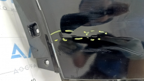 Front bumper bare Ford Escape MK3 17-19 rest, black, crack in mount, scratches, torn
