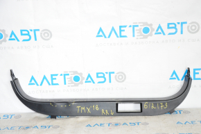 Door opening trim rear right lower Tesla Model X 16-21 black, bumps, scratches