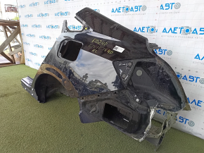 Quarter wing rear left Honda Civic X FC 16-21 4d black, pokes