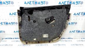Door trim card front left Mercedes GLC 16-22 beige leather, wood insert, Burmester, lining defect, needs cleaning