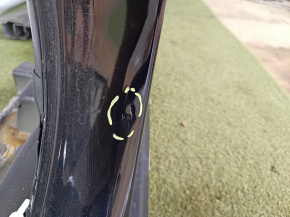 Front right quarter Audi A6 C7 12-18 black, with central pillar, butt