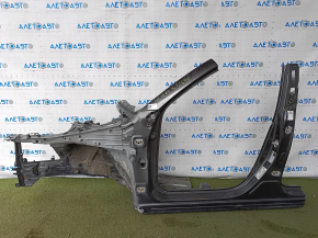 Front left quarter Mazda CX-5 17- graphite, rusty, with central pillar, butt
