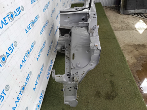 Front quarter left Nissan Rogue 14-20 silver, with central pillar