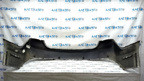 Rear bare bumper Lincoln MKZ 17-20 upper part, for 4 parking sensors, silver, broken mount
