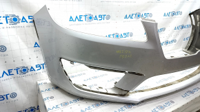 Bare front bumper Lincoln MKZ 17-20 without parking sensors without towing hook, silver, scratches
