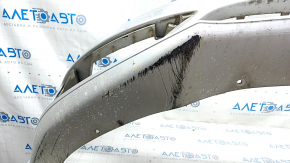 Bare front bumper Lincoln MKZ 17-20 without parking sensors without towing hook, silver, scratches