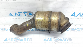 Mercedes GLC 300 16-19 exhaust pipe with catalytic converter rusty