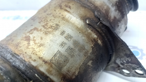 Mercedes GLC 300 16-19 exhaust pipe with catalytic converter rusty