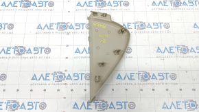 Front panel trim side right Mercedes GLC 16-22 beige, plastic turned white