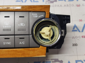 Climate control Toyota Highlander 08-13 car for 3 rows, without right knob, left knob broken