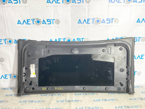 Glass of the rear right door, upper Tesla Model X 16-21 type 1, peeling seal, scratches