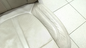Driver's seat Lincoln MKZ 17-20 with airbag, electric, massage, heating, ventilation, beige leather, dented leather