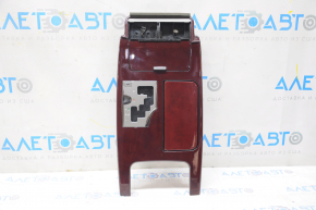 Center console trim with cup holders Lexus GS300 GS350 GS430 GS450h 06-07 mahogany, minor scratches, cracks
