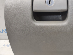 Glove box, glove compartment Toyota Highlander 08-13 gray, scratches, broken mount