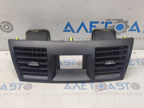 Air duct deflector central with panel Toyota Highlander 08-13 black, scratches