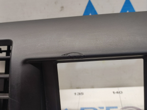 Air duct deflector central with panel Toyota Highlander 08-13 black, scratches